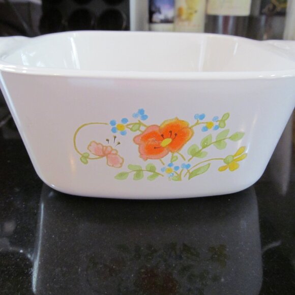 Corning Ware P43B Wildflower Casserole Dish no lid 2-3/4 cup - Picture 6 of 13